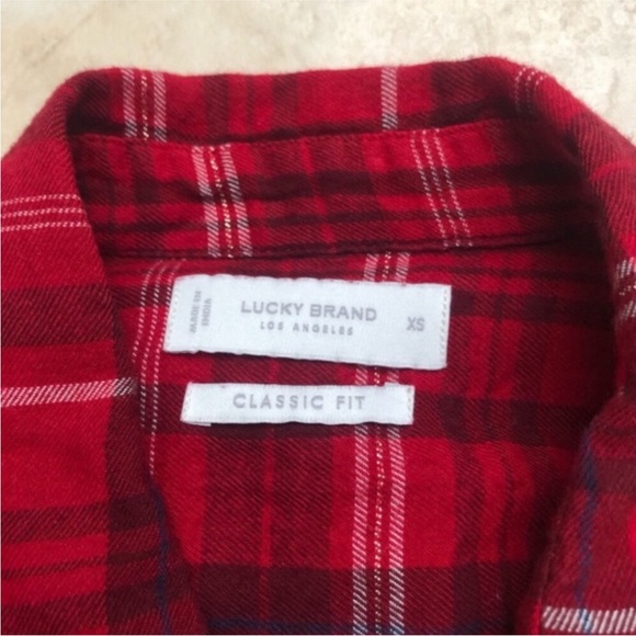 Lucky Brand Plaid Flannel Shirt - Picture 4 of 6